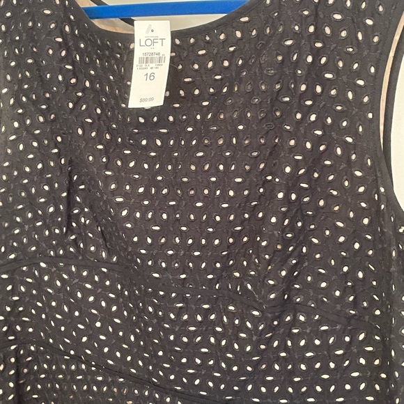 Sleeveless Sheath LOFT Dress Size 16 - Picture 2 of 3